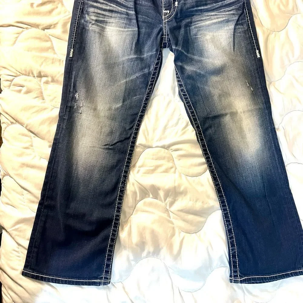 Big Star Jeans size 31 Inseam 25.5 Studded Bootcut